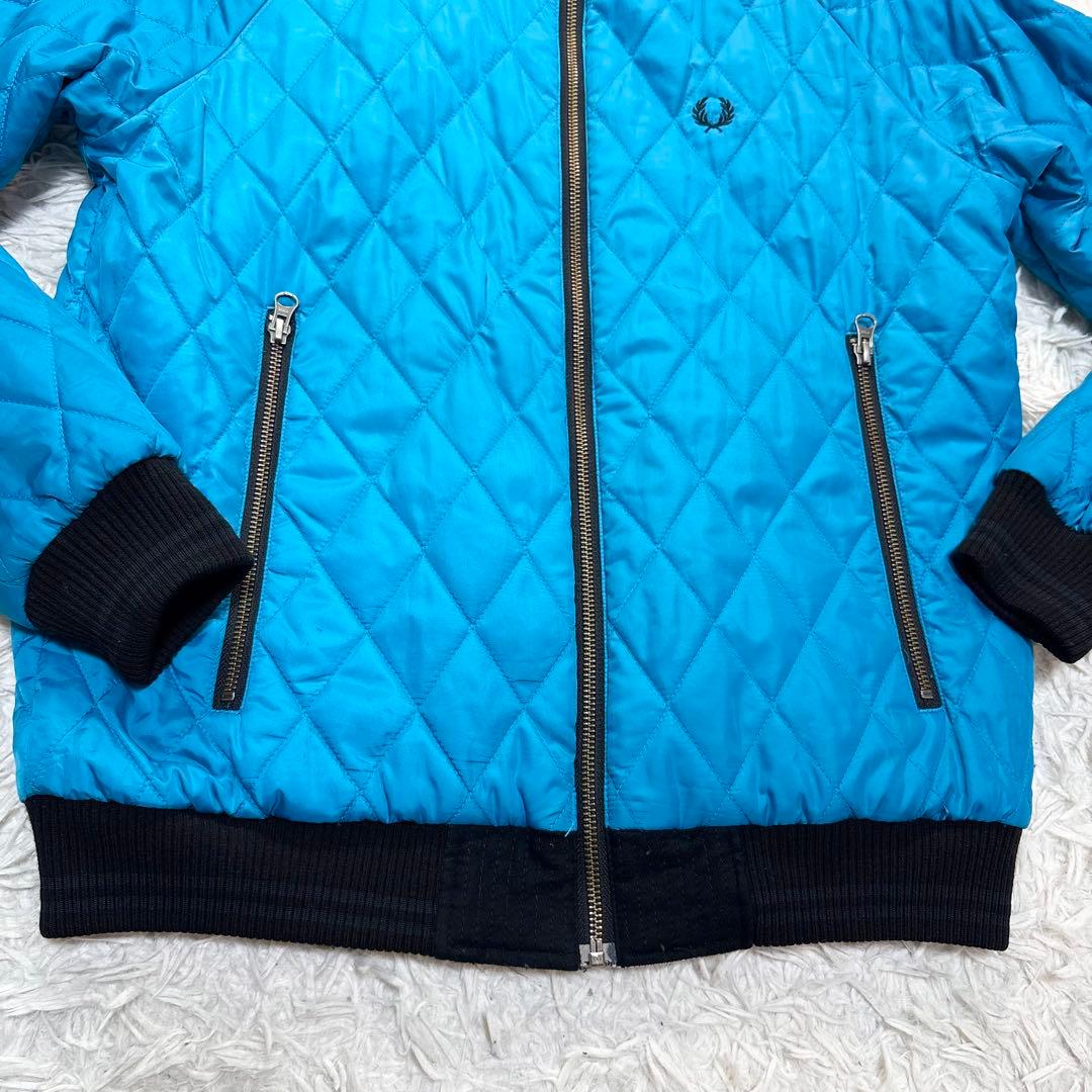 フレッドペリー　リバーシブルブルゾン　　キルティング　グレンチェック