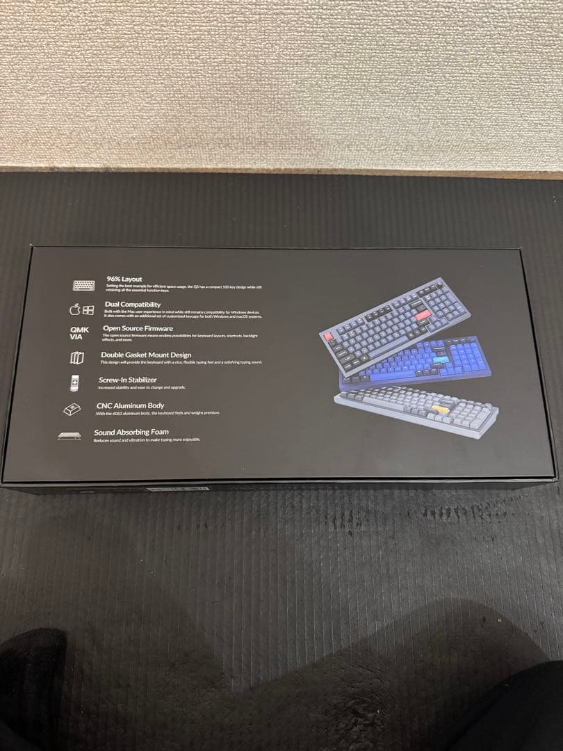 keychron q5 ノブ Gateron G Pro赤軸 us配列