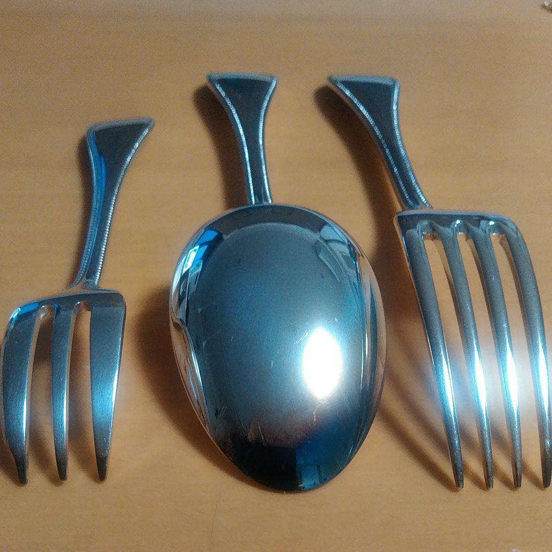 【おさら様限定】クリストフルシルバー（銀メッキ）カトラリー５本✕２セット【中古】