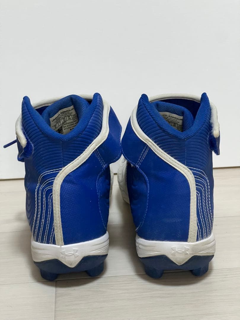 アンダーアーマー Harper モデル　ブルー ポイントスパイク26cm 中古品
