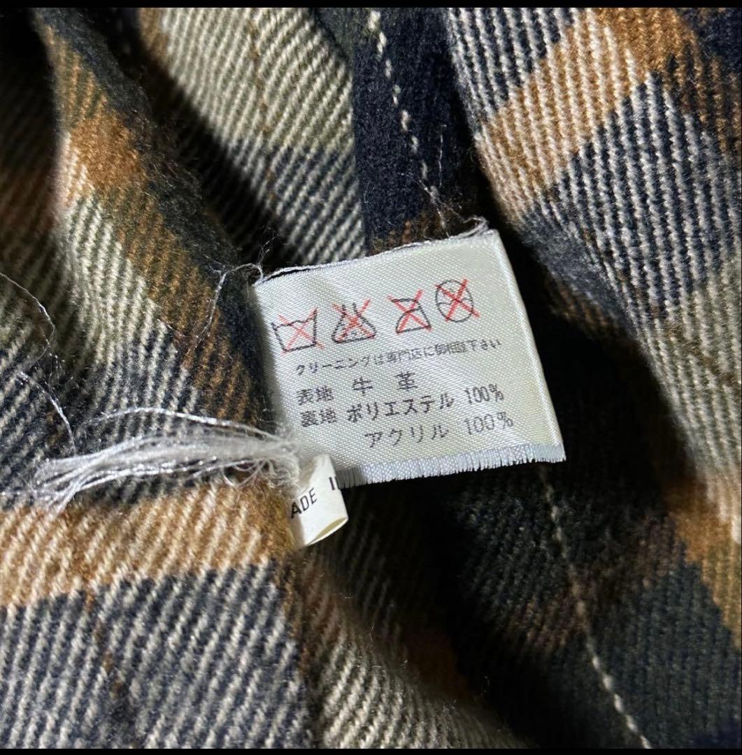 ART GLENHIL シングル ライダース 肉厚 牛革 黒 L 襟付き 裏地