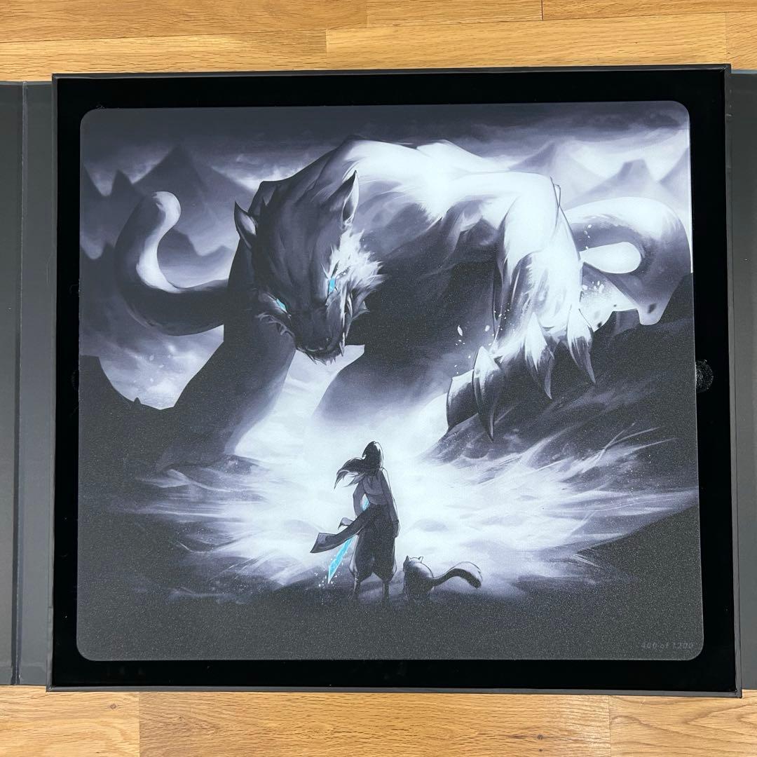 マウス・トラックボール Tekkusai The Beast Glass Mousepad