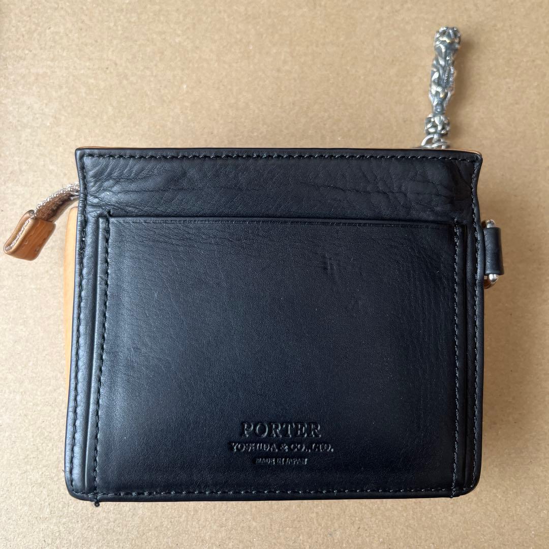 WAKOMARIAワコマリア×ポーター コラボ財布ブラック 小銭入れ ウォレット