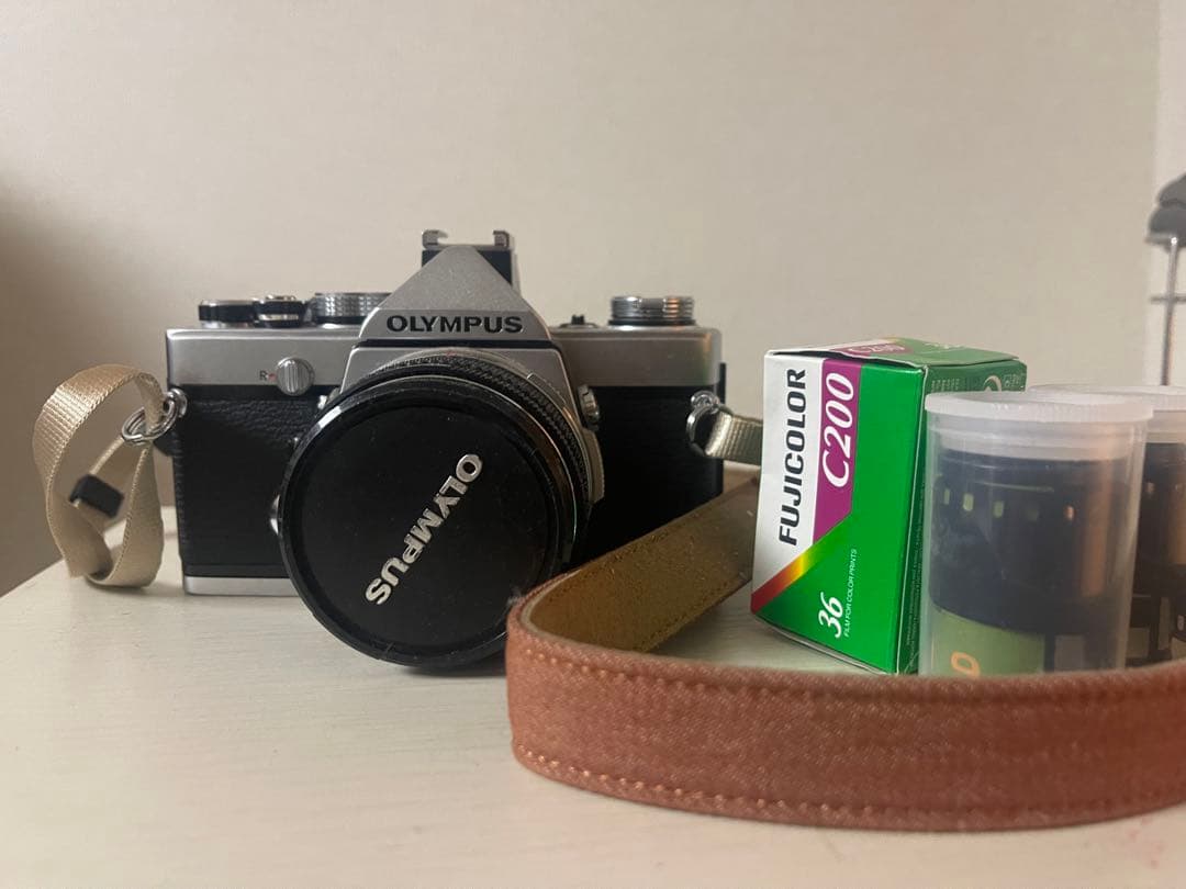 【試写済　完動品】綺麗　OLYMPUS　OM-1N　フィルムカメラ