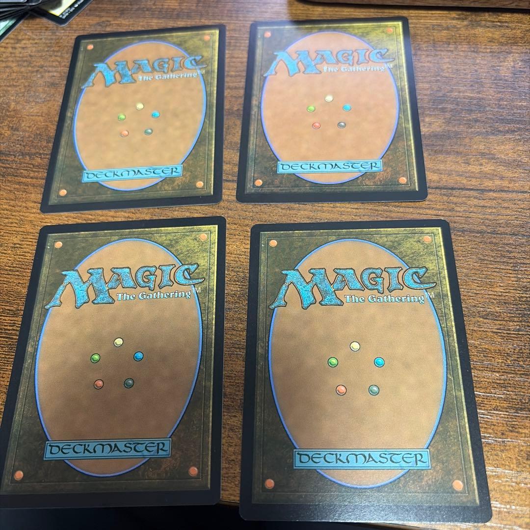 MTG アナグマモグラの仔 英語　四枚セット