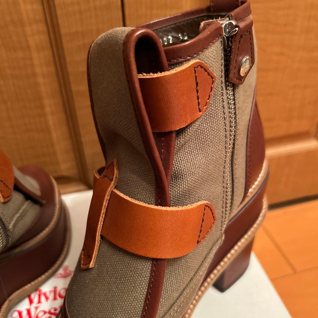 Vivienne Westwood 靴 ブーツ ウエッジソール ブラウン系