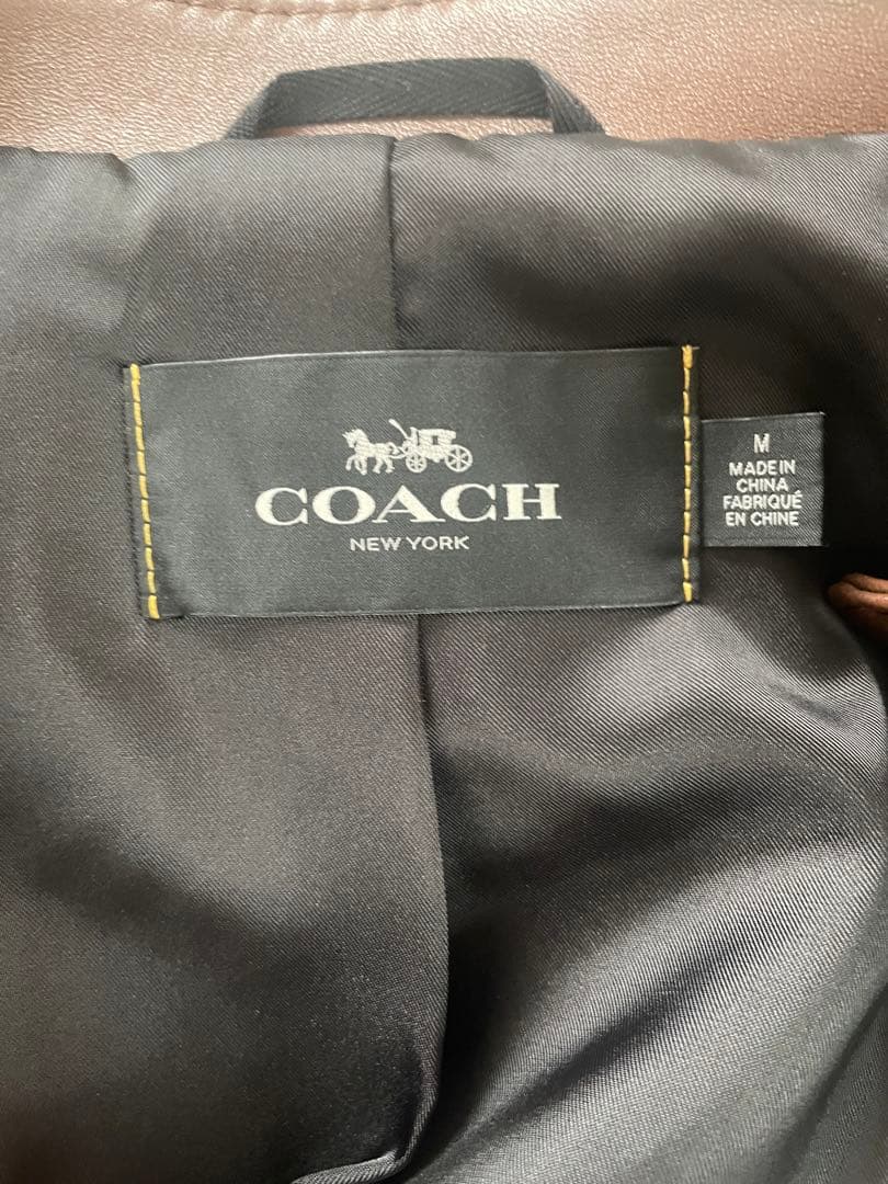 coach ライダースジャケット