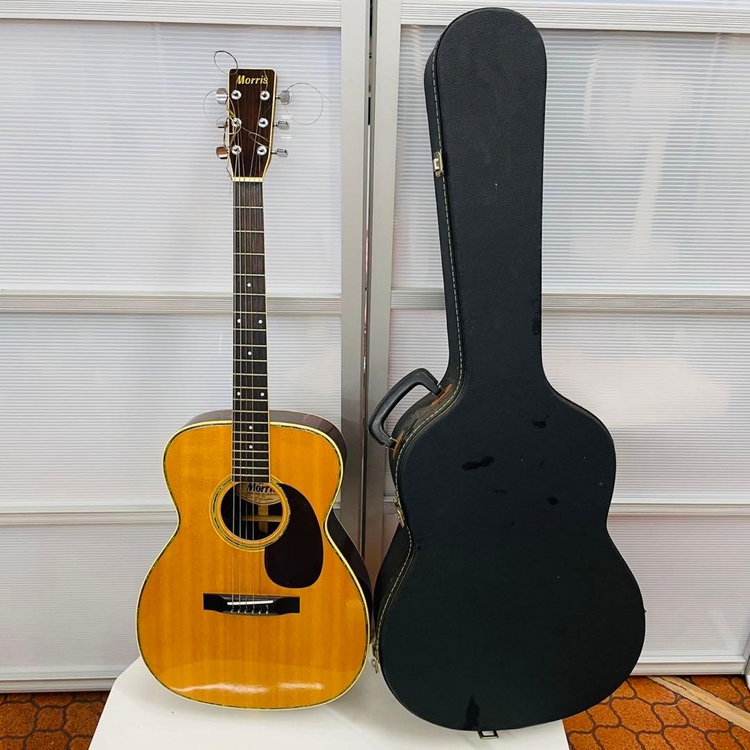 Morris F-25 アコースティックギター ハードケース付き