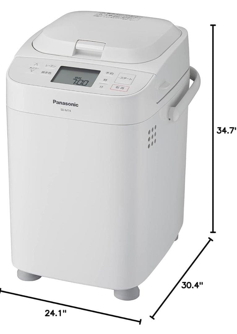 Panasonic ホームベーカリー 3D匠ねり　SD-MT4-W