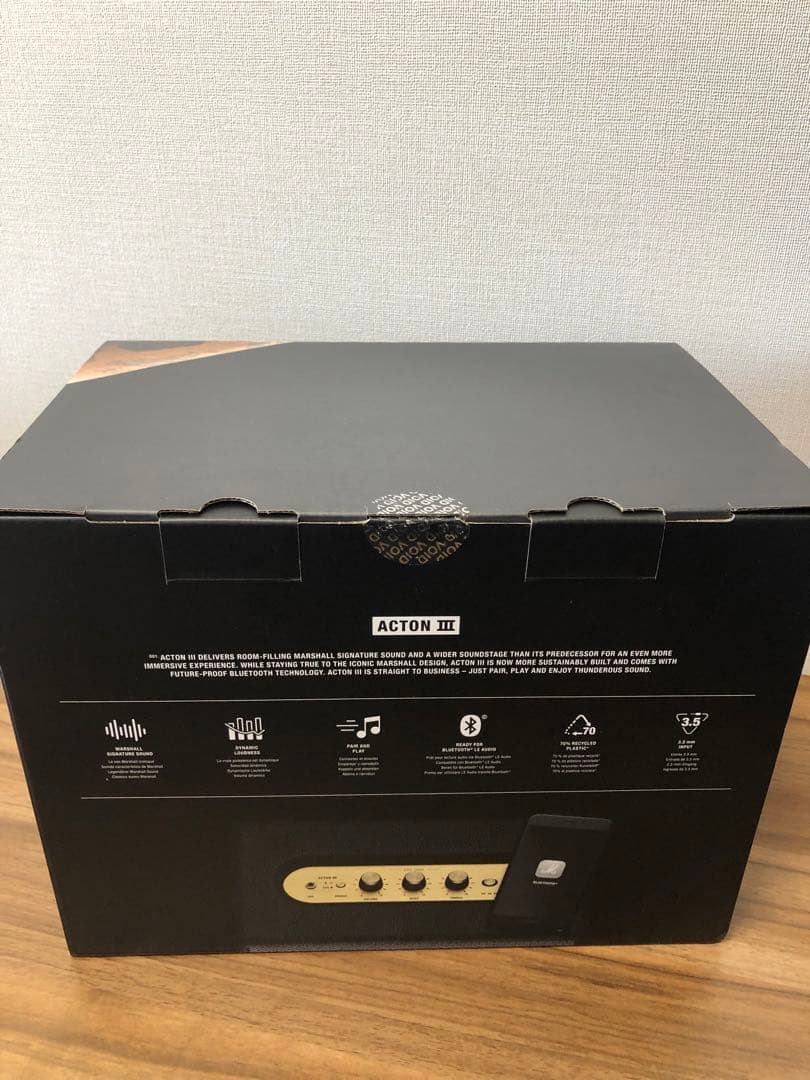 Marshall Acton III Bluetoothスピーカー　ブラック