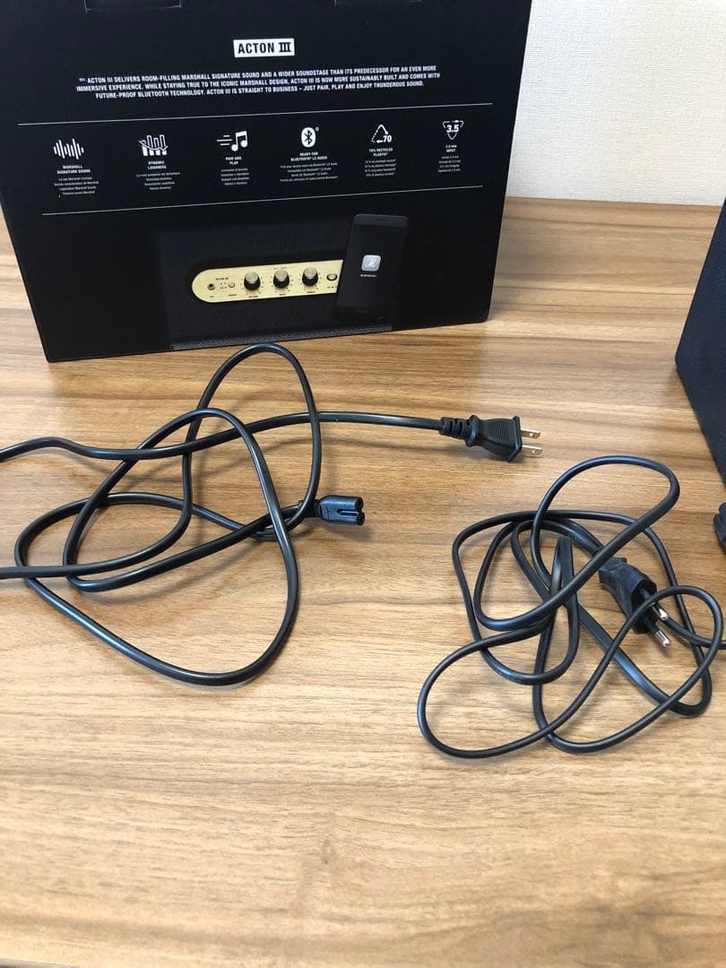 Marshall Acton III Bluetoothスピーカー　ブラック