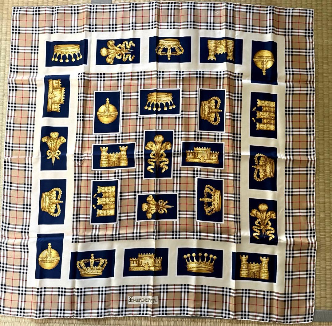 Burberrys ヴィンテージ スカーフ シルク製