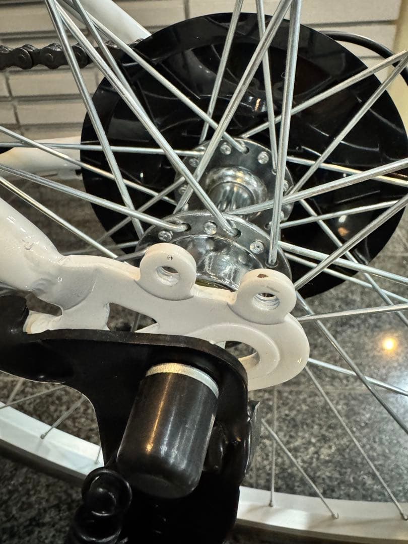 【即乗りOK】街乗り自転車 ホワイト 状態良好 通勤・通学　ロードバイク