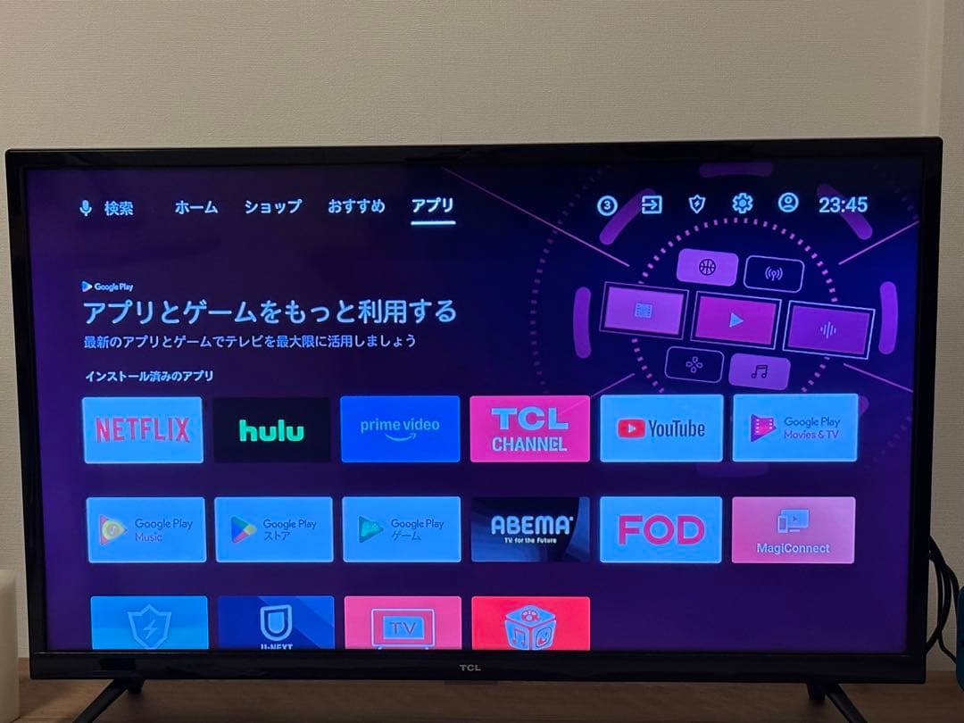 TCL スマートテレビ　32S515（32型）