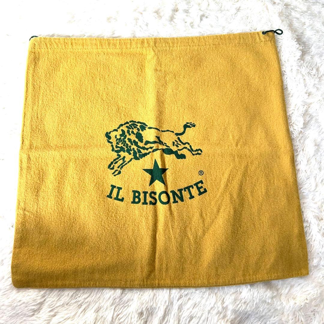 即完売品✨イルビゾンテ　ボディバッグ　ウエストポーチ　シボ革　斜め掛け　ネイビー