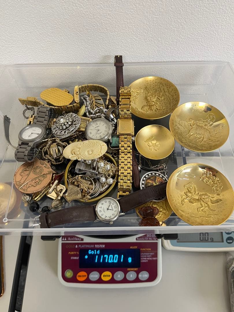 遺品整理　アクセサリー　イミテーションまとめ　約1,000g①