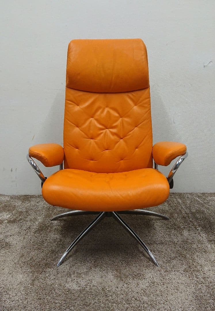 EKONES エコーネス ストレスチェア Metro メトロ 回転 本革 ソファ