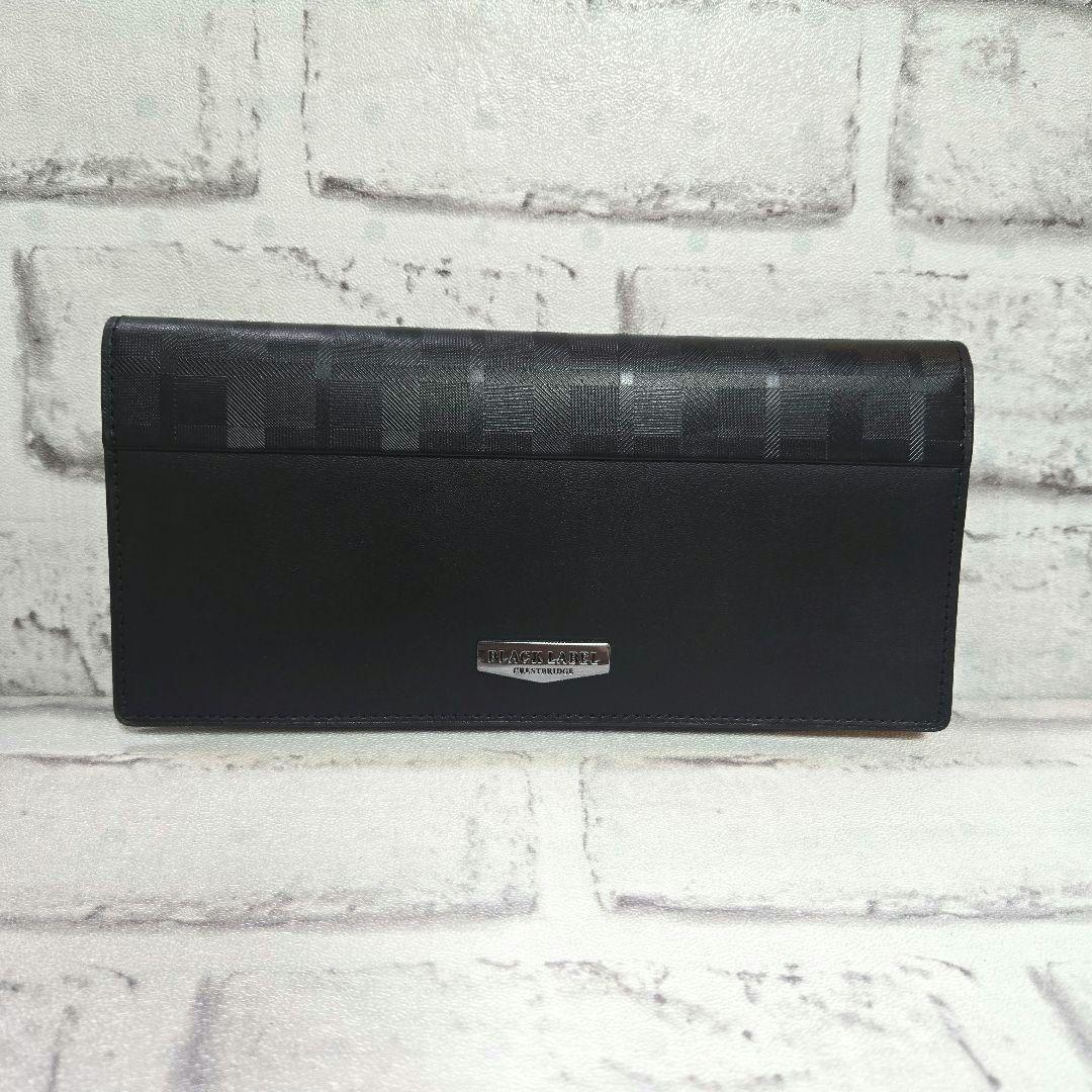 ブラックレーベル・クレストブリッジ◇ エンボスチェックロングウォレット