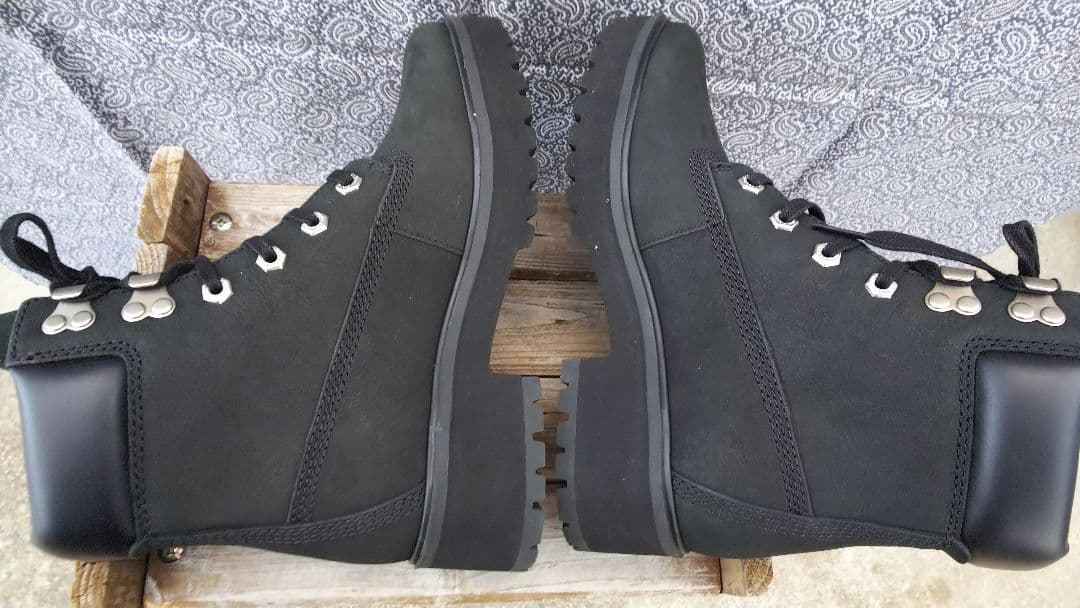 Timberlandティンバーランドヌバックレザーヒールブーツ7W