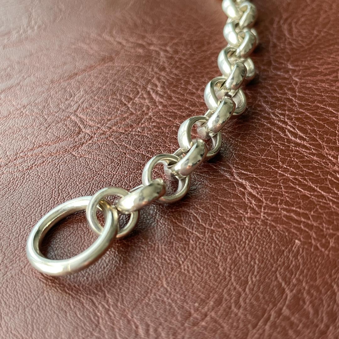 ヴィンテージ ブレスレット メンズ メキシコ製 シルバー925 ロロチェーン