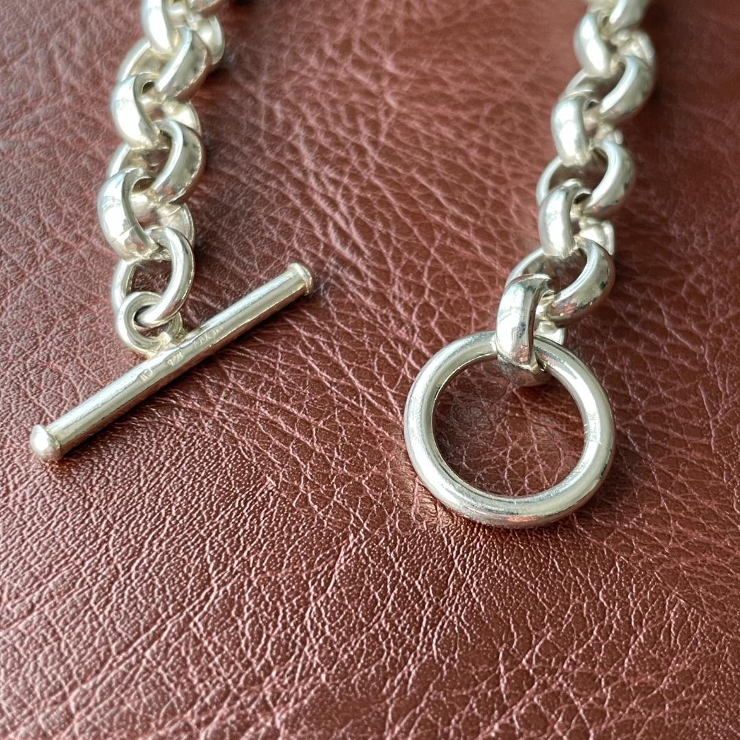 ヴィンテージ ブレスレット メンズ メキシコ製 シルバー925 ロロチェーン