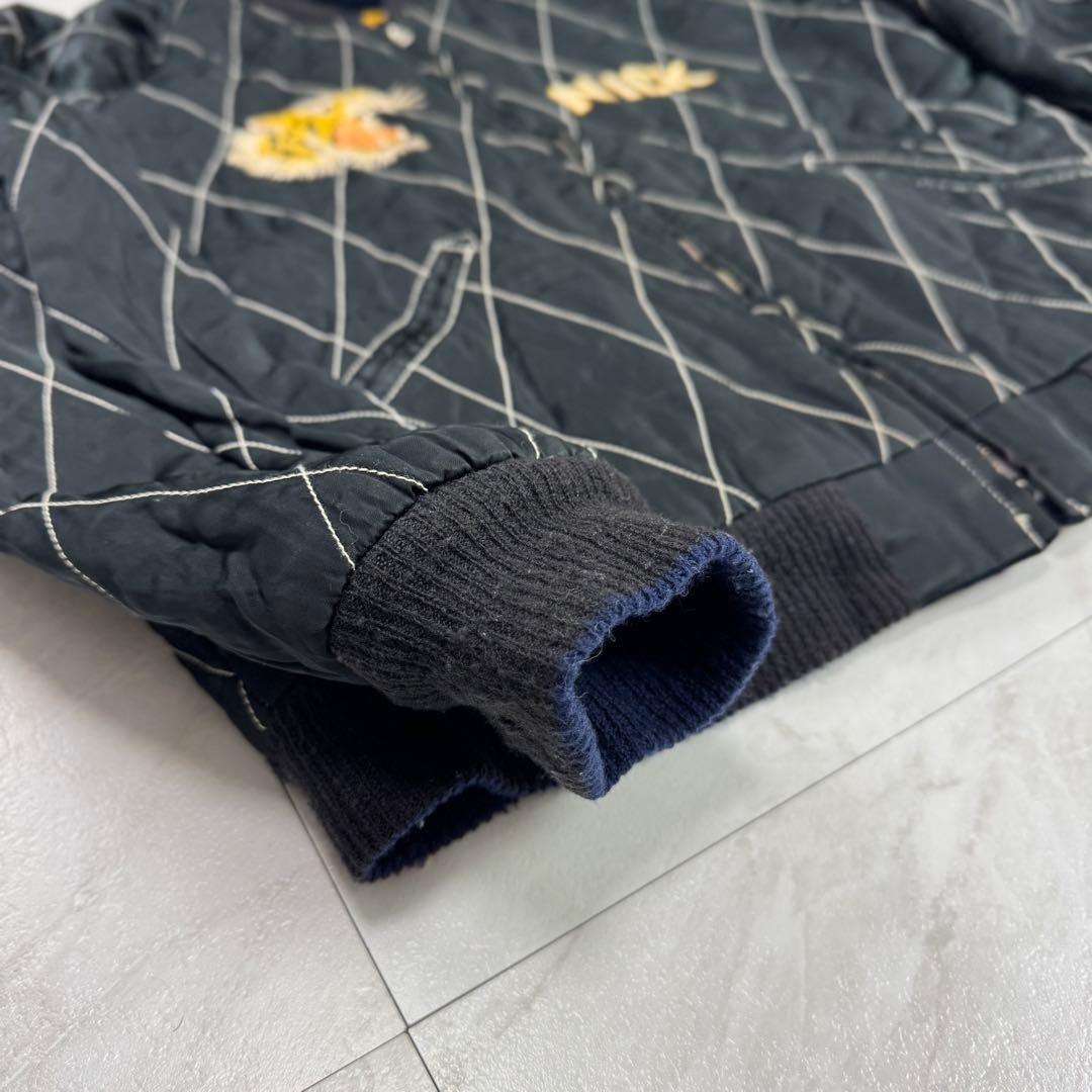 港商 テーラー東洋 別珍 リバーシブル スカジャン 硫黄島 中サイズ