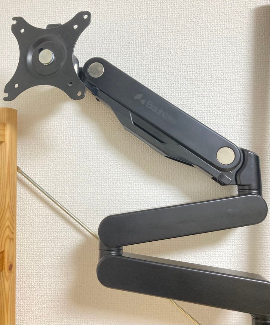 ☆ バウヒュッテ デュアルモニターアーム BMA-2GS-BK Bauhutte