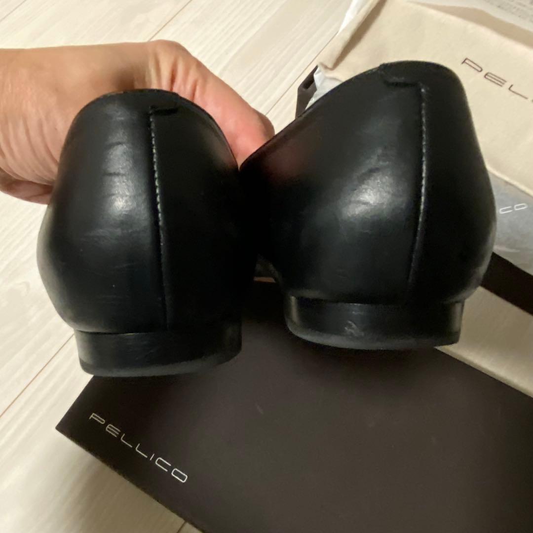 PELLICO ブラック パンプス 38 ANIMA アネッリ