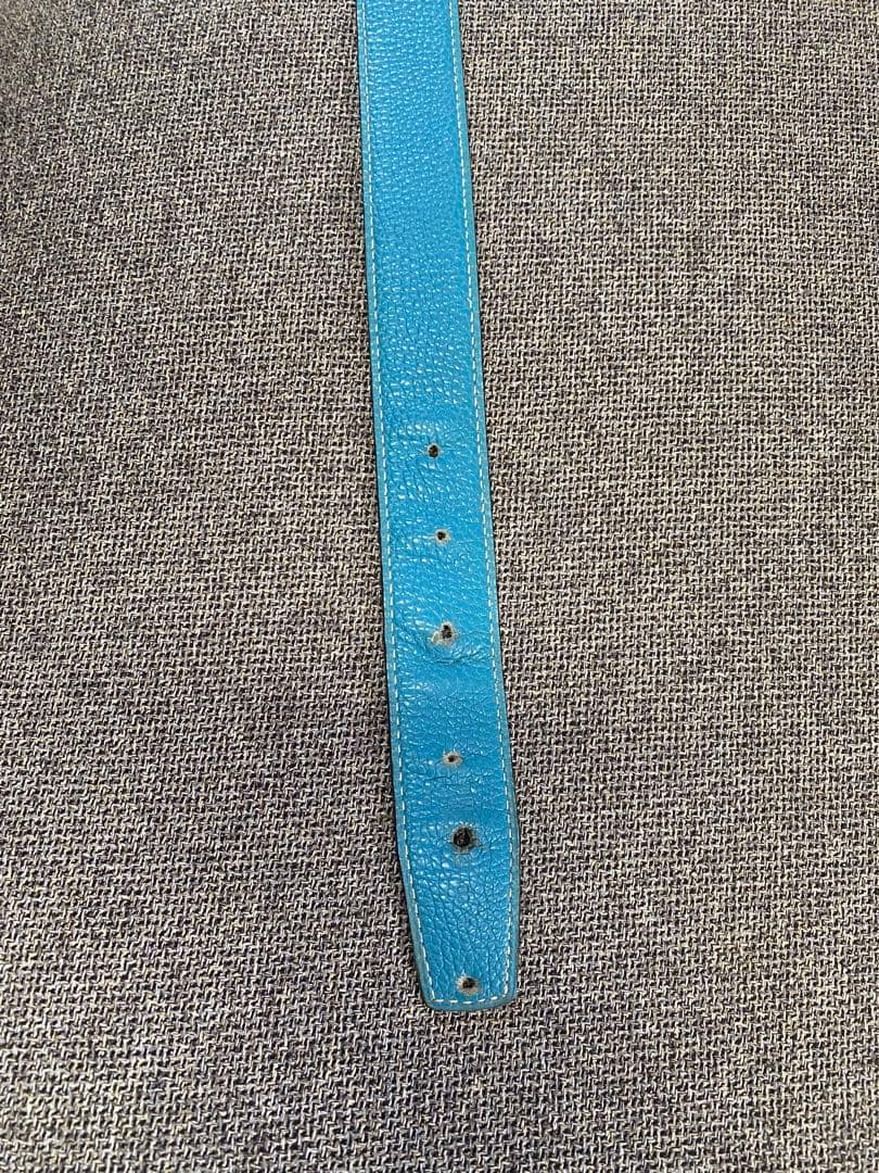 HERMES エルメス Hベルト リバーシブル ブラック ブルージーン