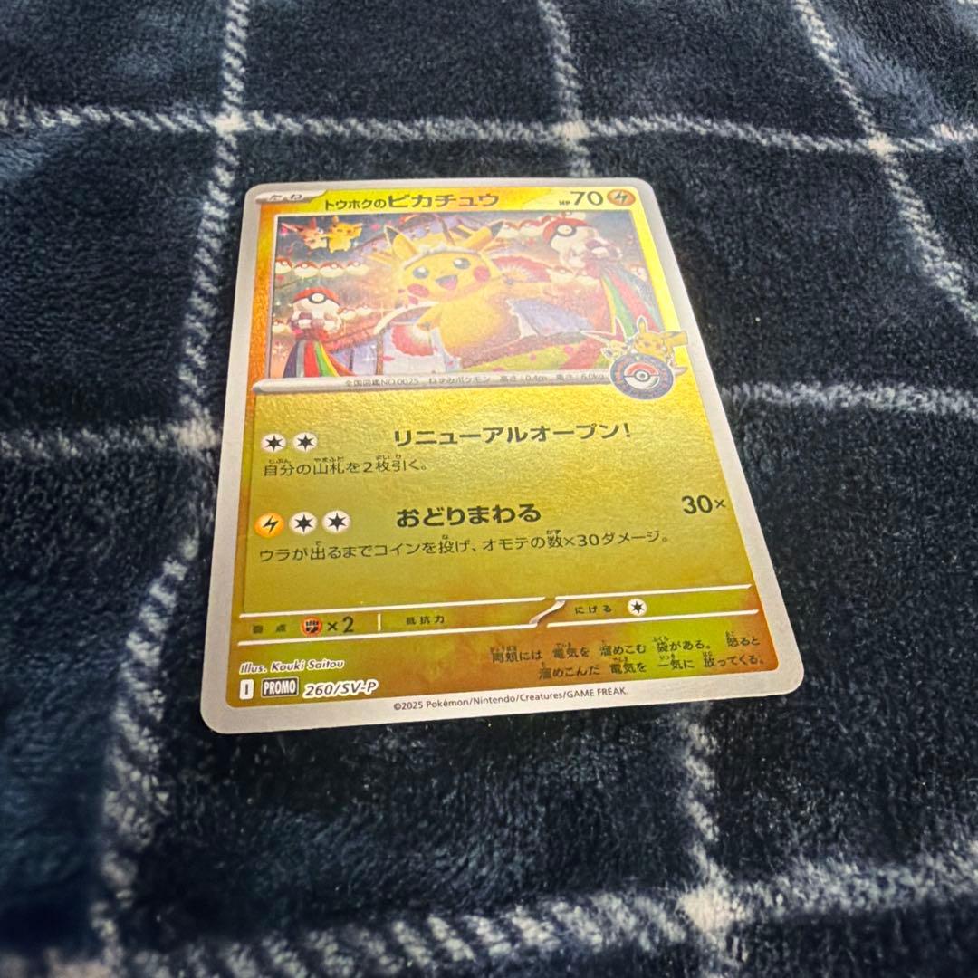 トウホクのピカチュウ