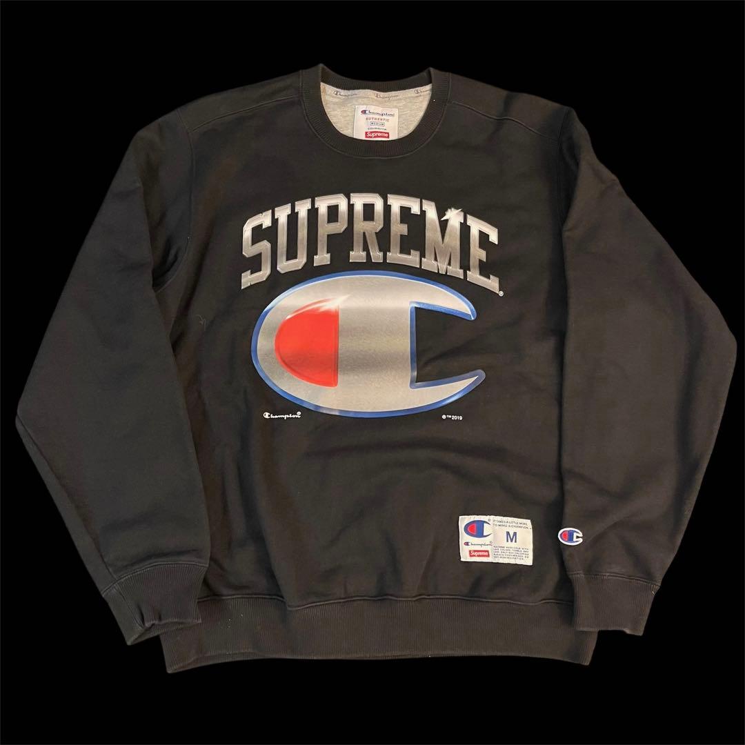 即完売品✨Supreme ×Championシュプリーム×チャンピオンスウェット