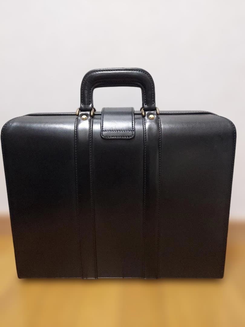 大峽 大峡製鞄 オーバーナイトケース ブラック 三陽山長別注 ビジネスバッグ