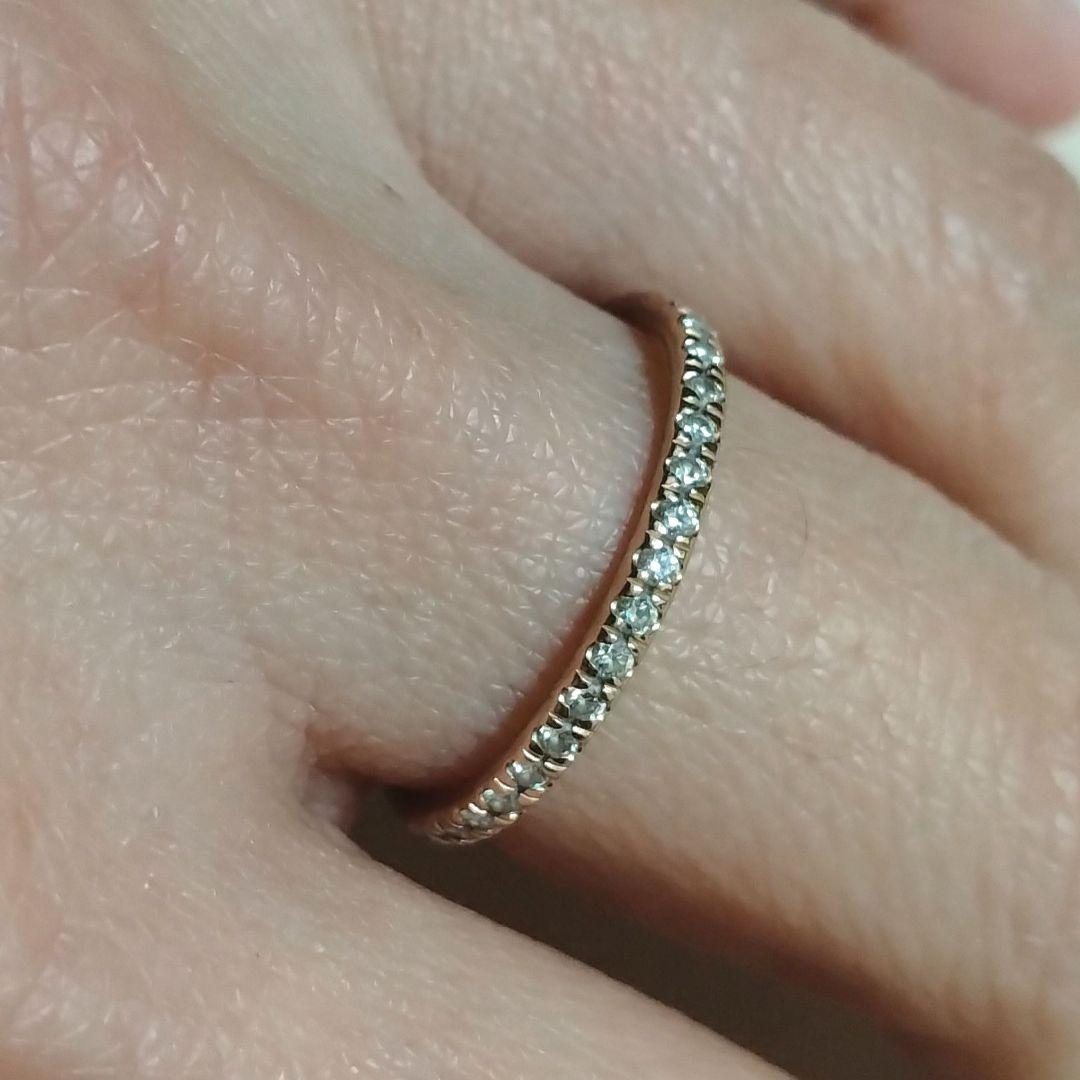 オレフィーチェ K18PG 16号 フルエタニティ　リング