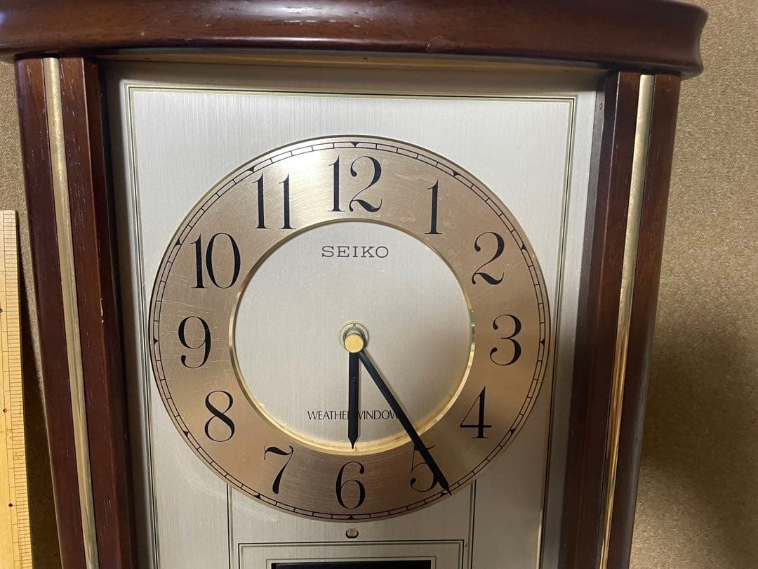 ゆうじさん専用【入手困難！】SEIKO からくり時計　天気予報　天候　動作確認済