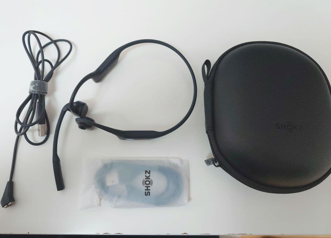 Shokz OpenComm2 骨伝導ヘッドセット C110 　動作確認済