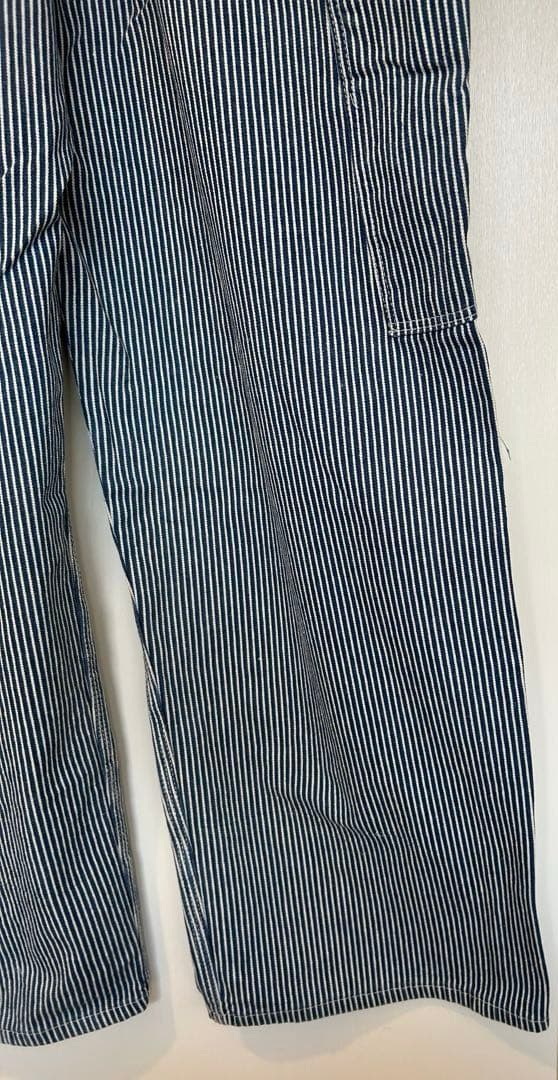 ディッキーズ ヒッコリー ストライプ オーバーオール XLサイズ相当