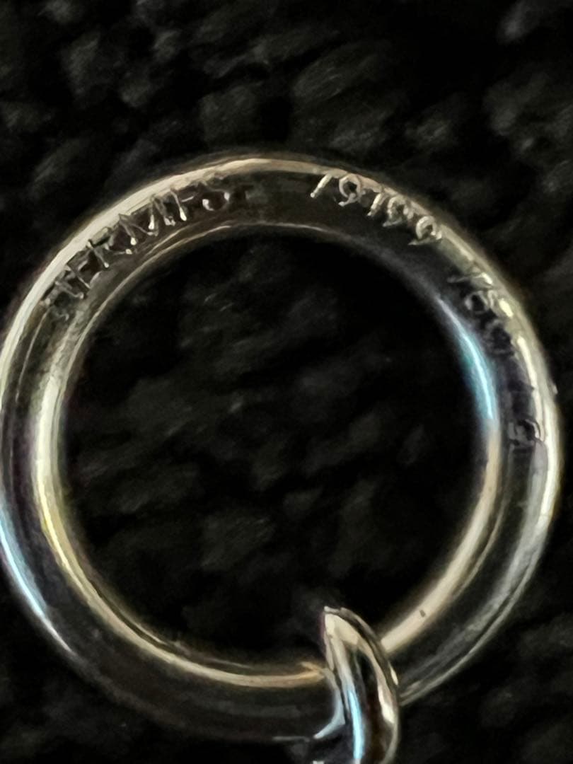 エルメス エシャペネックレス 750WGホワイトゴールド LG