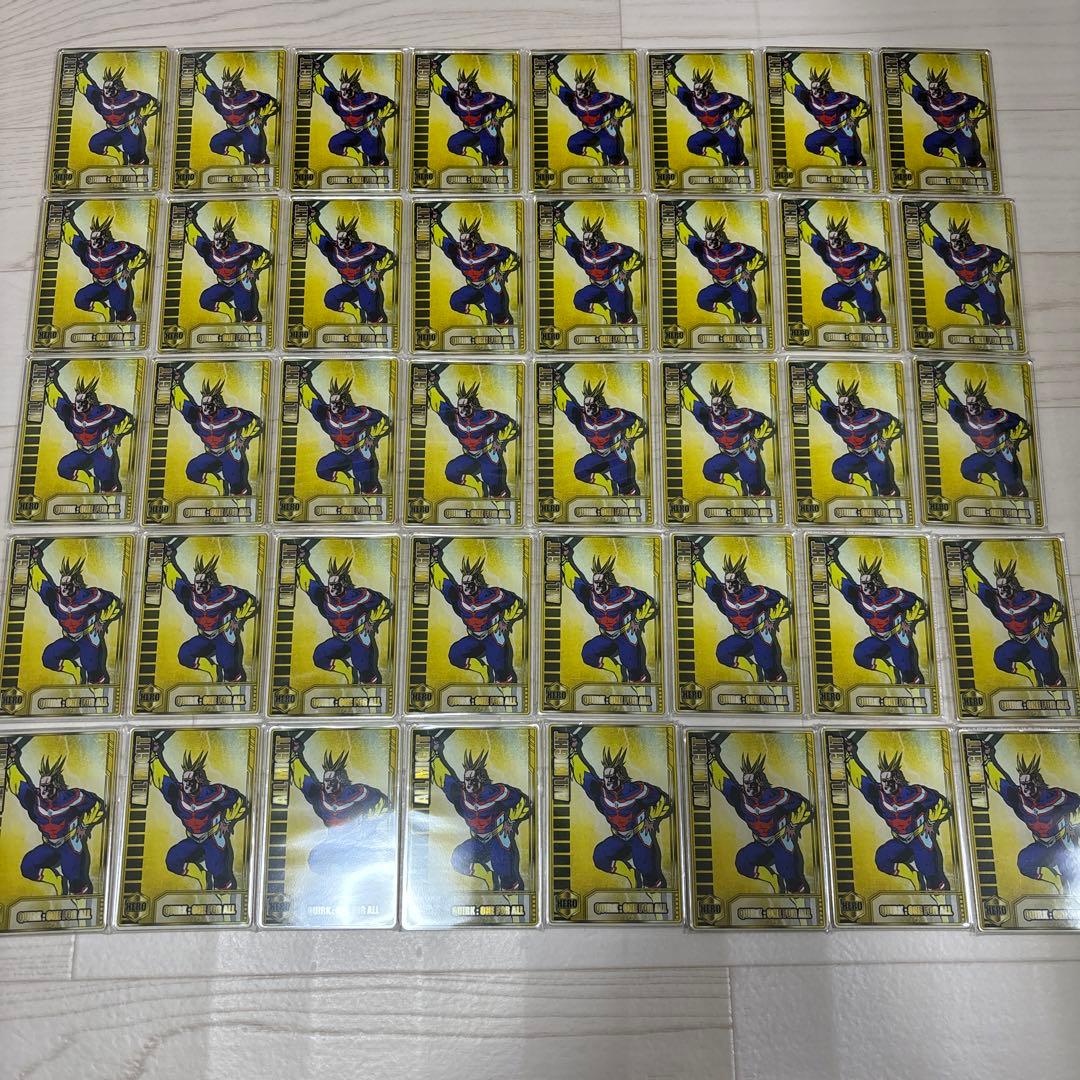 僕のヒーローアカデミア ヒロアカ オールマイト ステータスカード アクリルカード