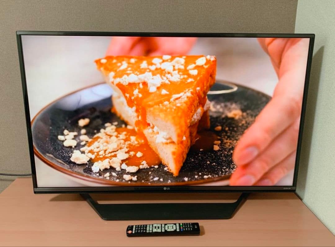 4k対応 LG スマートテレビ 43インチ 動画アプリ／地上波など 美品