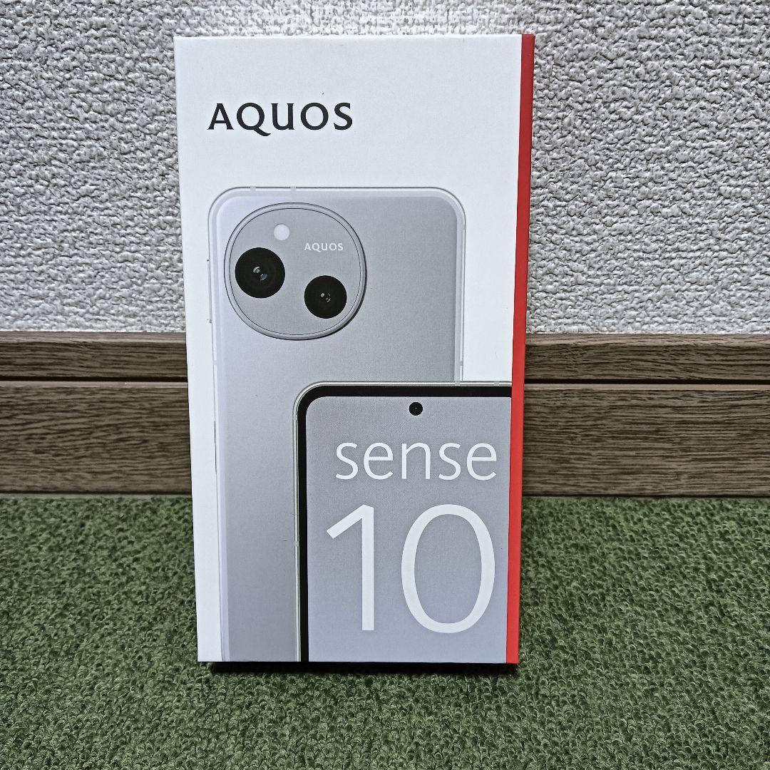 AQUOS sense10 SH-M33 6.1インチ ライトシルバー