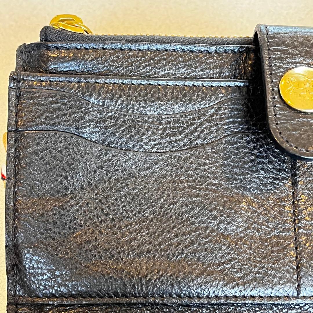 美品 IL BISONTE イルビゾンテ 長財布 ブラック