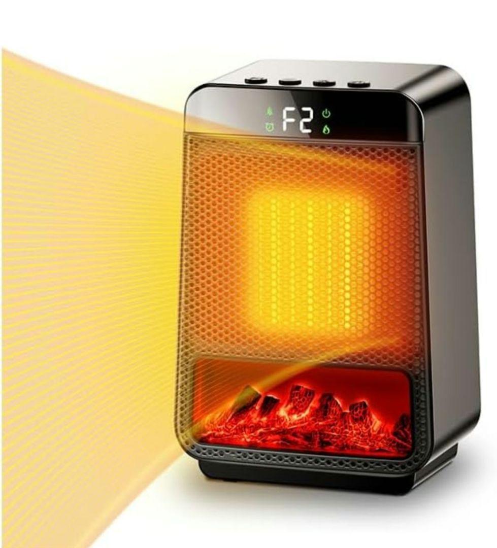 セラミックファンヒーター LCDディスプレイ