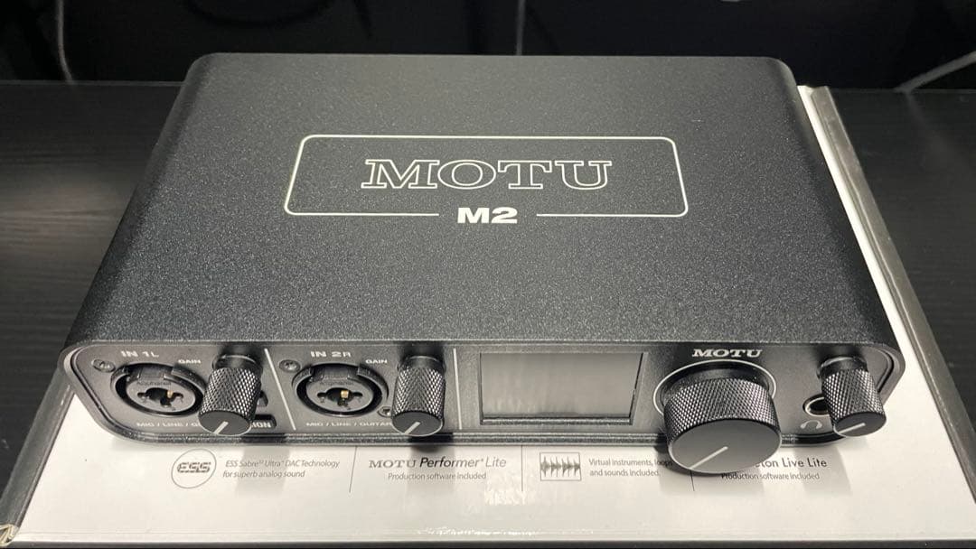【美品】MOTU M2 オーディオインターフェース