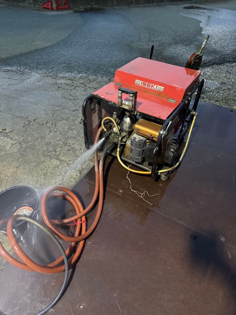動作確認済　ISEKI 噴霧器 kawasakiガソリン　1200rpm
