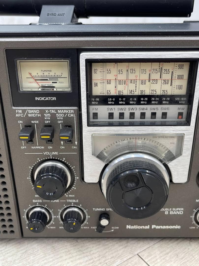 ナショナル クーガー RF-2200 8バンド 動作確認済 ショルダーベルト