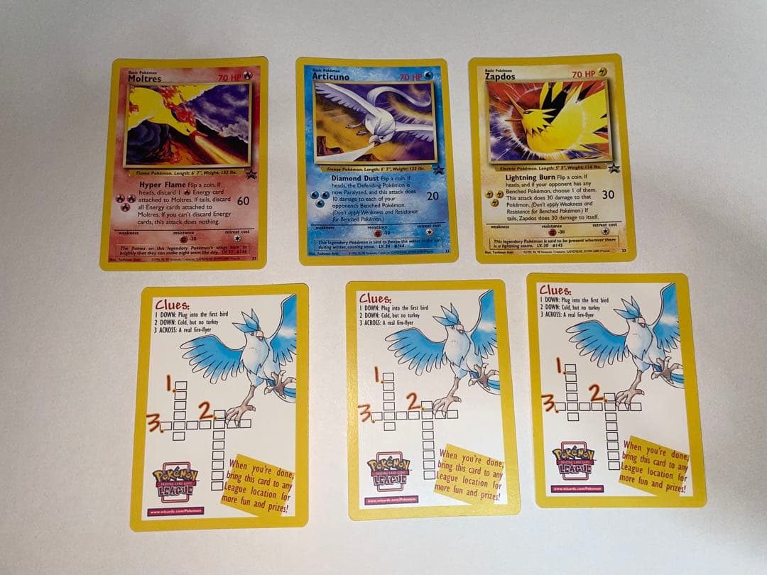 ポケモンカード 海外版 ファイヤー サンダー フリーザー +おまけ