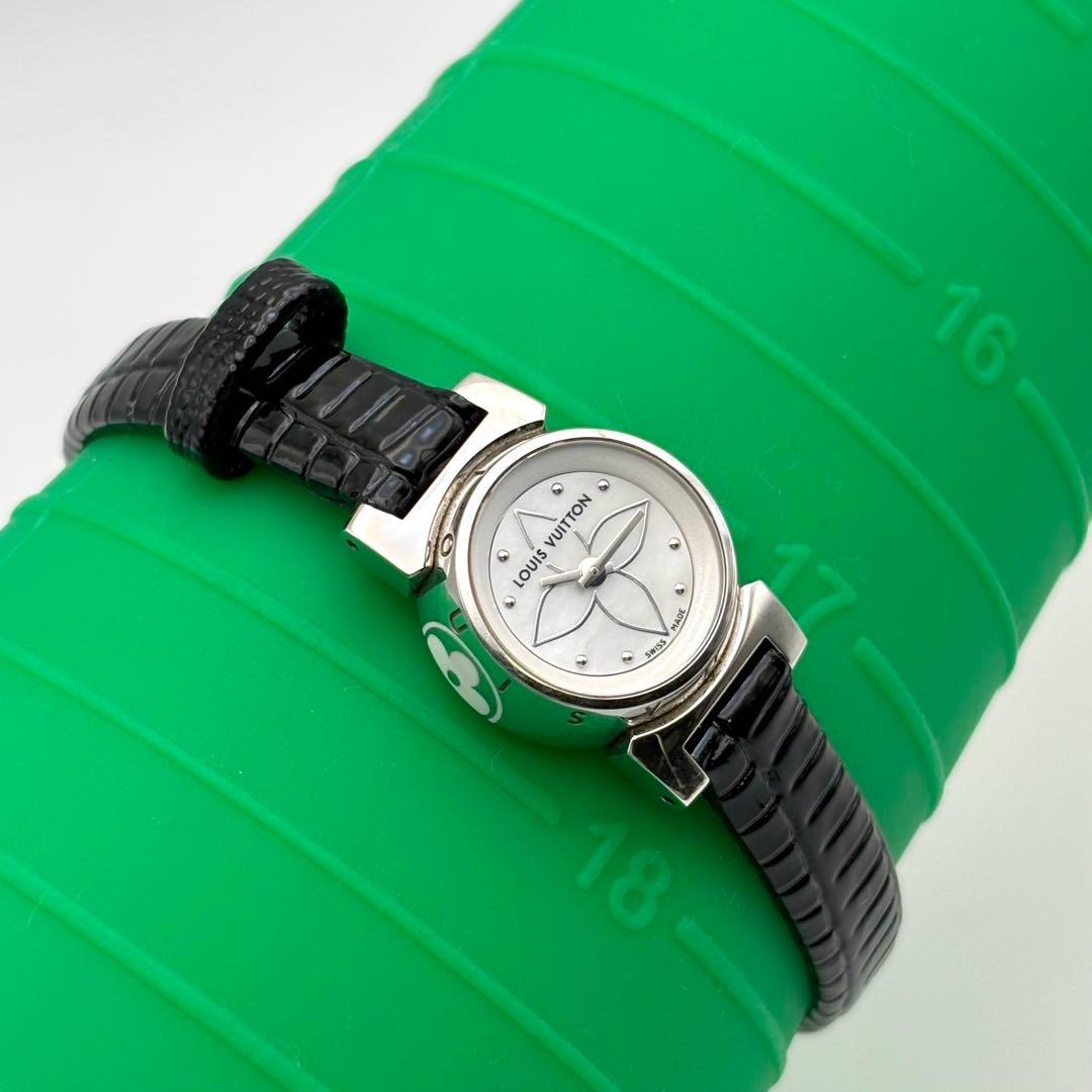 専用✨ルイヴィトン タンブール ビジュ 新品ベルト シェル レディース 腕時計