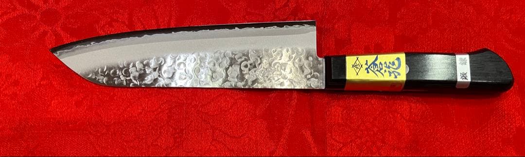 越前刃物　高村刃物製作所　蒼龍　クロマックス割込　三徳型