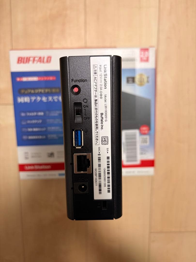 外付けハードディスク・ドライブ BUFFALO NAS