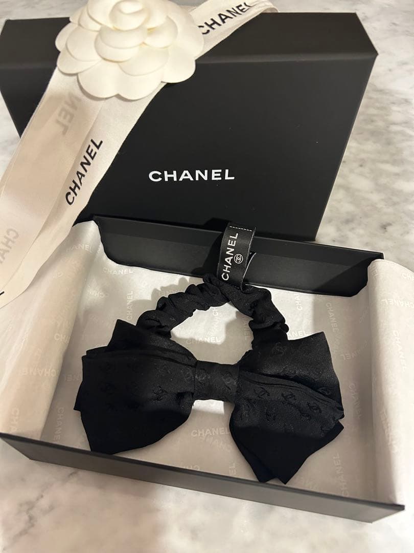 CHANELシャネル 2025 春夏リボン シュシュ　新作